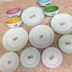 Rae Dunn Inspired Kid’s Dinnerware Set